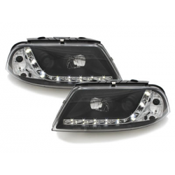 Phares LED DRL VW Passat 3BG 00-04 Noir