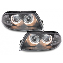 Phares angel VW Passat 3BG 00-04 Noir