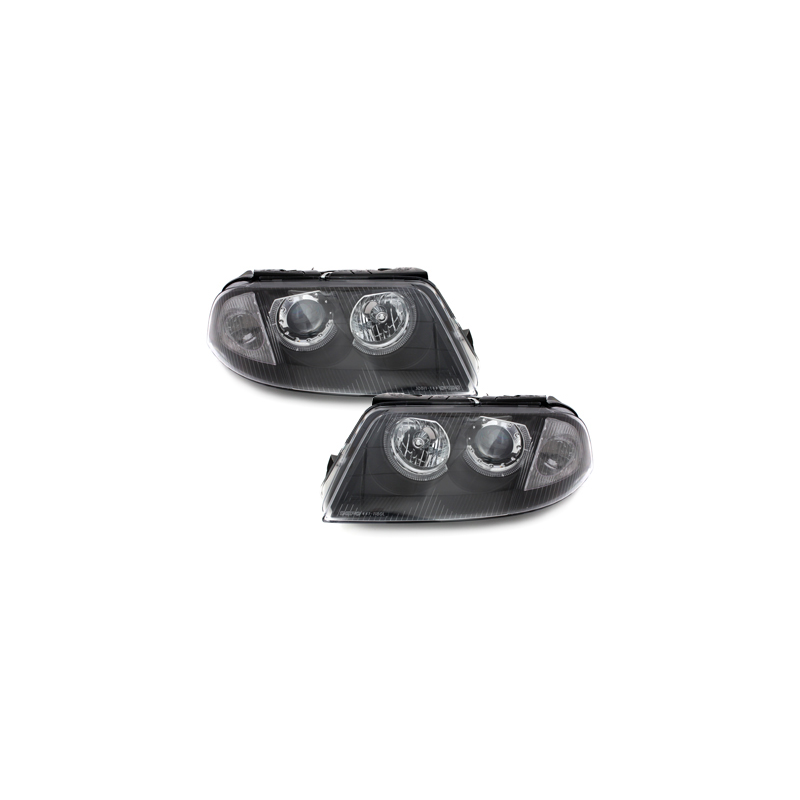 Phares angel VW Passat 3BG 00-04 Noir
