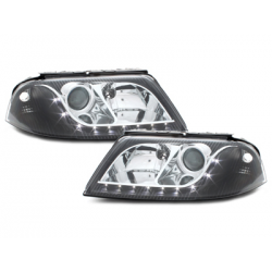 Phares LED DRL VW Passat 3BG 00-04 Noir