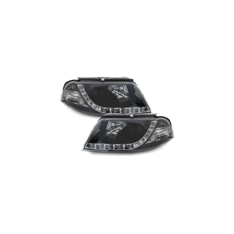 Phares LED DRL VW Passat 3BG 00-04 Noir