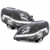 Phares VW Polo 9N3 05.05-09 Feux diurne Noir Phares VW Polo 9N3 05.05-09 Feux diurne Noir