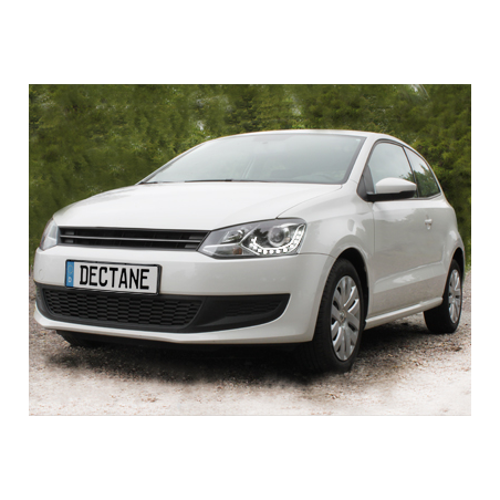 Phares DAYLINE VW Polo 6R avec feux diurne noir