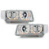 Phares VW Passat 35i B4 93-96 avec 2 Anneaux lumineux Angel Eyes Chrome Phares VW Passat 35i B4 93-96 avec 2 Anneaux lumineux Angel Eyes Chrome