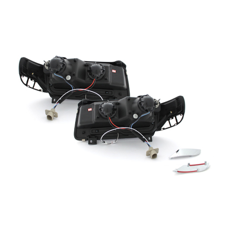 Phares DAYLINE VW Passat 35i 93-96 avec feux diurne LED Chrome Phares DAYLINE VW Passat 35i 93-96 avec feux diurne LED Chrome