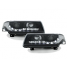 Phares DAYLINE VW Passat 35i 93-96 avec Feux Diurne LED Noir Phares DAYLINE VW Passat 35i 93-96 avec Feux Diurne LED Noir