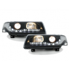Phares DAYLINE VW Passat 35i 93-96 avec Feux Diurne LED Noir Phares DAYLINE VW Passat 35i 93-96 avec Feux Diurne LED Noir