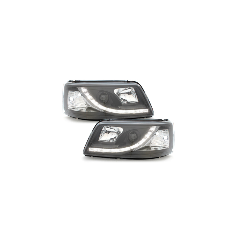 Phares D-LITE VW T5 03-09 avec Feux Diurne  Noir