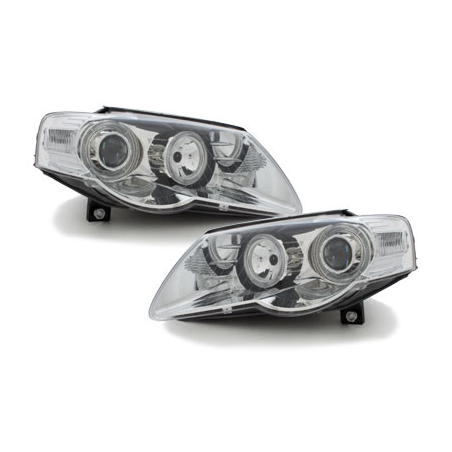 Phares DAYLINE VW Passat 3C Anneaux LED look chrome