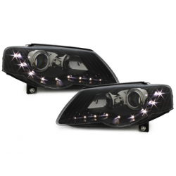 Phares DAYLINE VW Passat 3C DRL look Noir