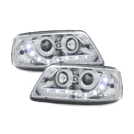 Phares DAYLINE VW T5 03-09 DRL chrome