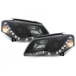 Phares DAYLINE VW Passat 3C DRL look Noir