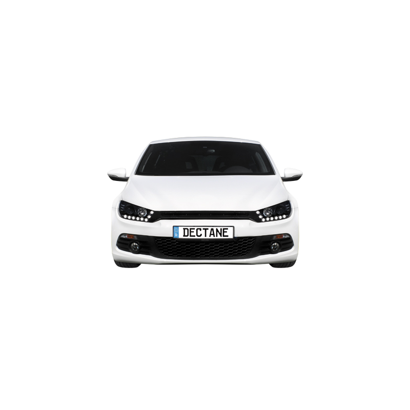 Phares avec feux diurnes VW Scirocco III blanc