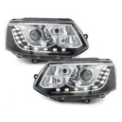 Phares DAYLINE VW T5 03-09  DRL noir
