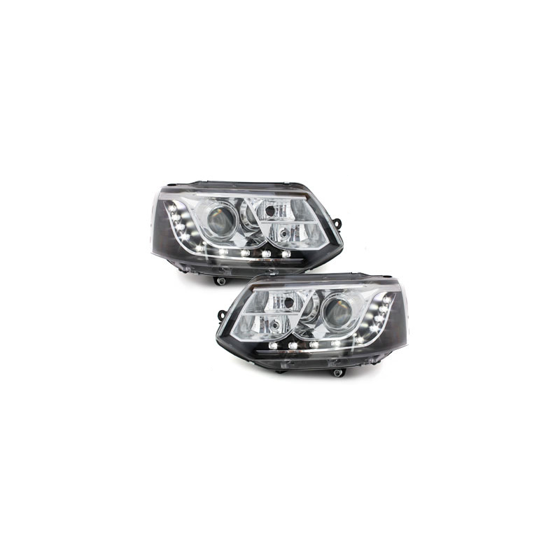 Phares DAYLINE VW T5 03-09  DRL noir