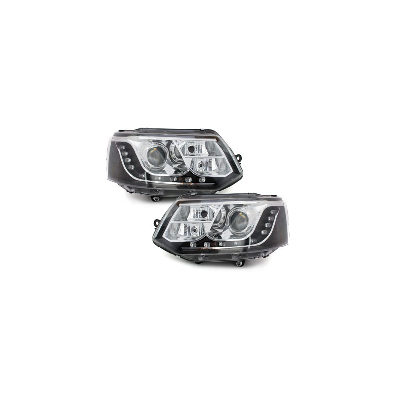 Phares DAYLINE VW T5 03-09  DRL noir