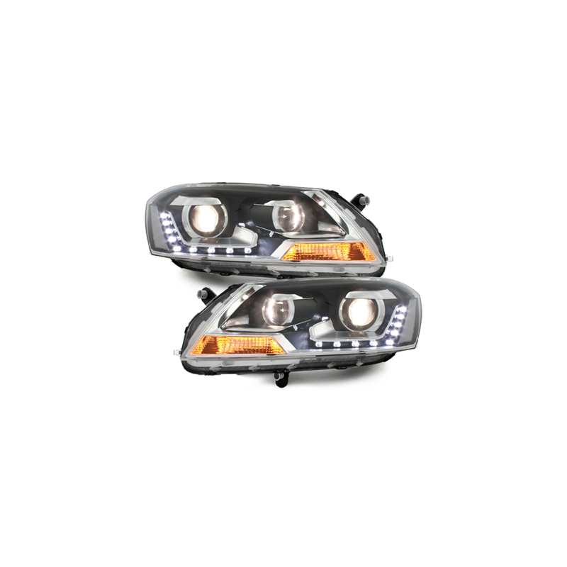 Phares avec feux de jour VW Passat 3C GP 11+ Noir