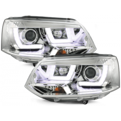 Phares avec feux diurnes VW T5 GP 2010+ Chrome