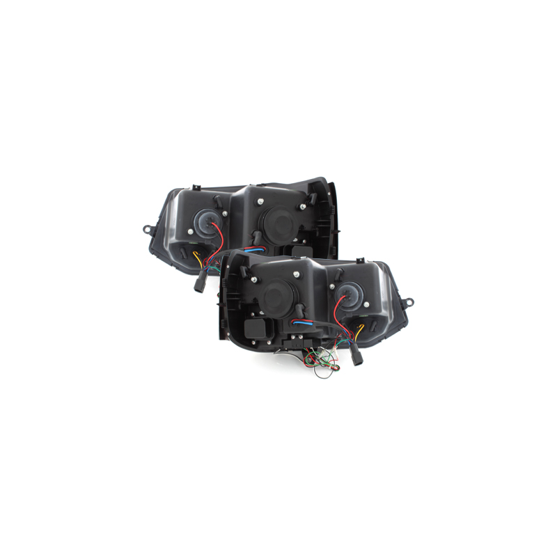 Phares avec feux diurnes VW T5 GP 2010+ Noir