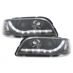 Phares DAYLINE Volvo S/V40 avec Feux Diurne Led  Noir