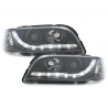 Phares DAYLINE Volvo S/V40 avec Feux Diurne Led Noir Phares DAYLINE Volvo S/V40 avec Feux Diurne Led Noir