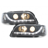Phares DAYLINE Volvo S/V40 avec Feux Diurne Led Noir Phares DAYLINE Volvo S/V40 avec Feux Diurne Led Noir
