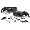 Phares DAYLINE Volvo S/V40 avec Feux Diurne Led Noir Phares DAYLINE Volvo S/V40 avec Feux Diurne Led Noir