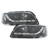 Phares DAYLINE Volvo S/V40 avec Feux Diurne Led Noir Phares DAYLINE Volvo S/V40 avec Feux Diurne Led Noir
