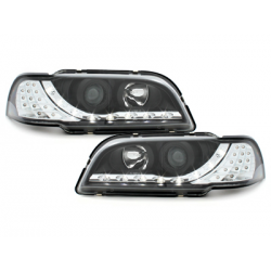 Phares DAYLINE Volvo S/V40 avec Feux Diurne Led  Noir
