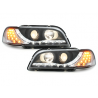 Phares DAYLINE Volvo S/V40 avec Feux Diurne Led Noir Phares DAYLINE Volvo S/V40 avec Feux Diurne Led Noir