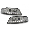 Phares DAYLINE Volvo S/V40 avec Feux Diurne Led Chrome Phares DAYLINE Volvo S/V40 avec Feux Diurne Led Chrome