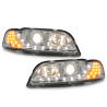 Phares DAYLINE Volvo S/V40 avec Feux Diurne Led Chrome Phares DAYLINE Volvo S/V40 avec Feux Diurne Led Chrome