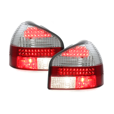 Feux LED Audi A3 8L 09.96-04 rouge / cristal