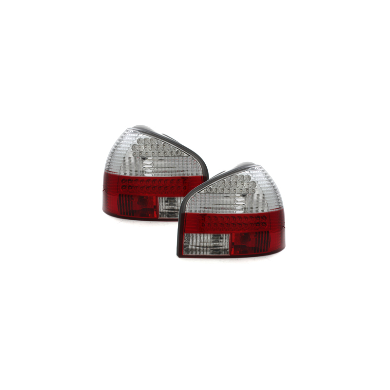  Feux LED Audi A3 8L 09.96-04 Rouge/Cristal -  RA01DLRC