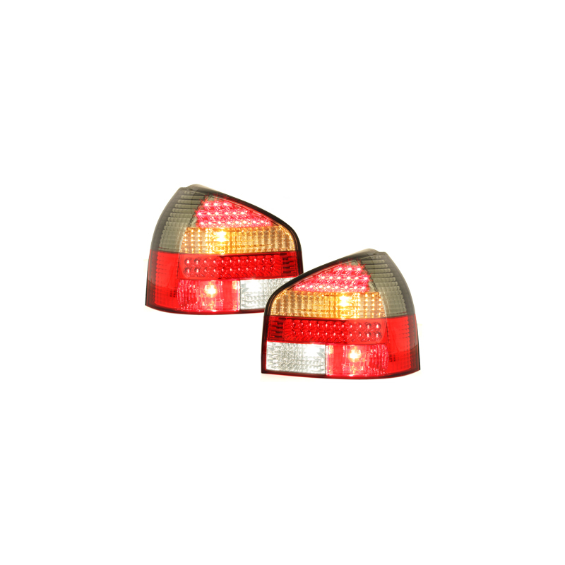 Feux LED Audi A3 8L 09.96-04 Fumé/Rouge 