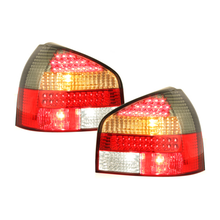 Feux LED Audi A3 8L 09.96-04 Fumé/Rouge 