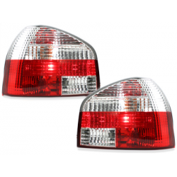 Feux Audi A3 8L 09.96-04 Rouge/Chrome -  RA01DRC