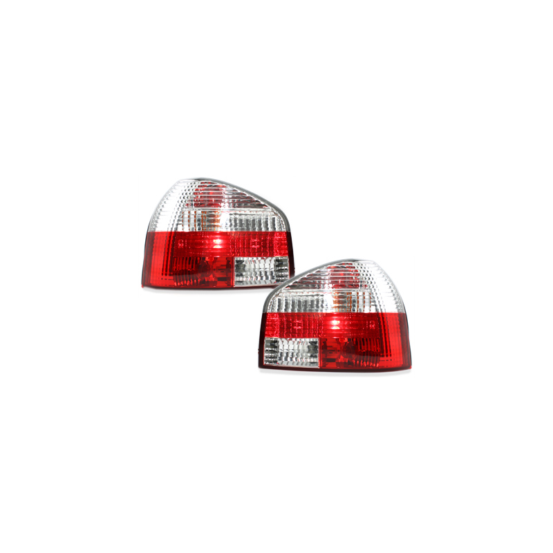  Feux Audi A3 8L 09.96-04 Rouge/Chrome -  RA01DRC