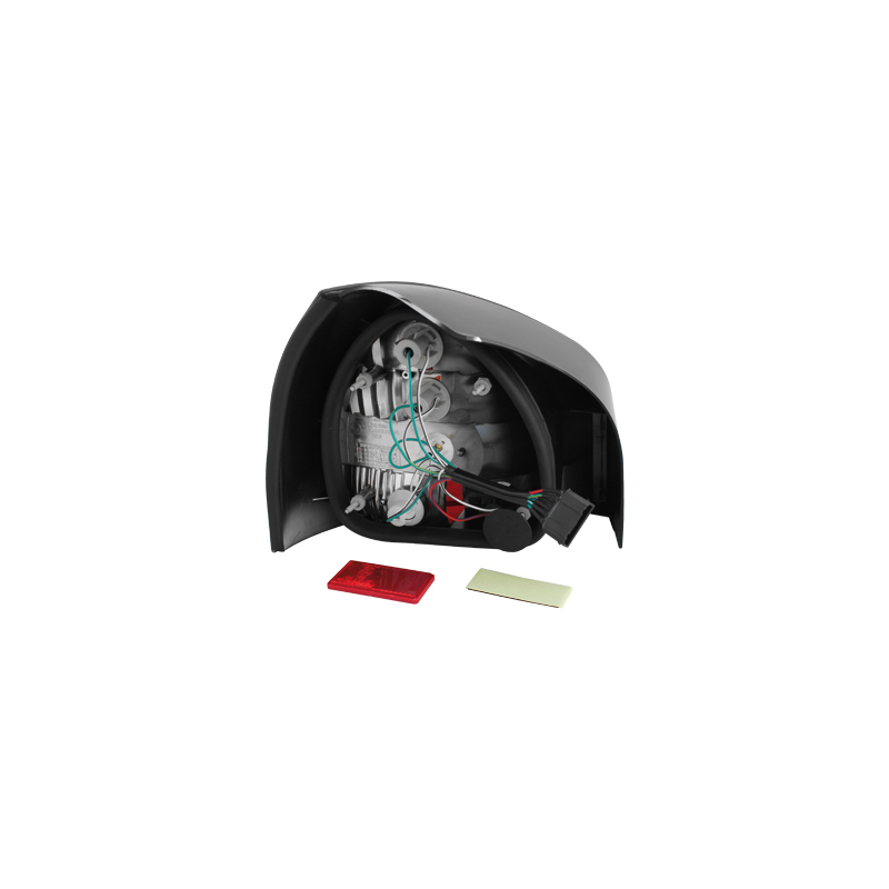 Feux Audi A3 8L 09.96-04 Rouge/Chrome