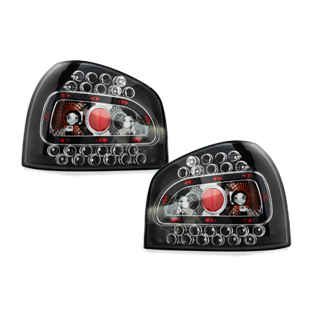 Feux LED Audi A3 8L 09.96-04 noir