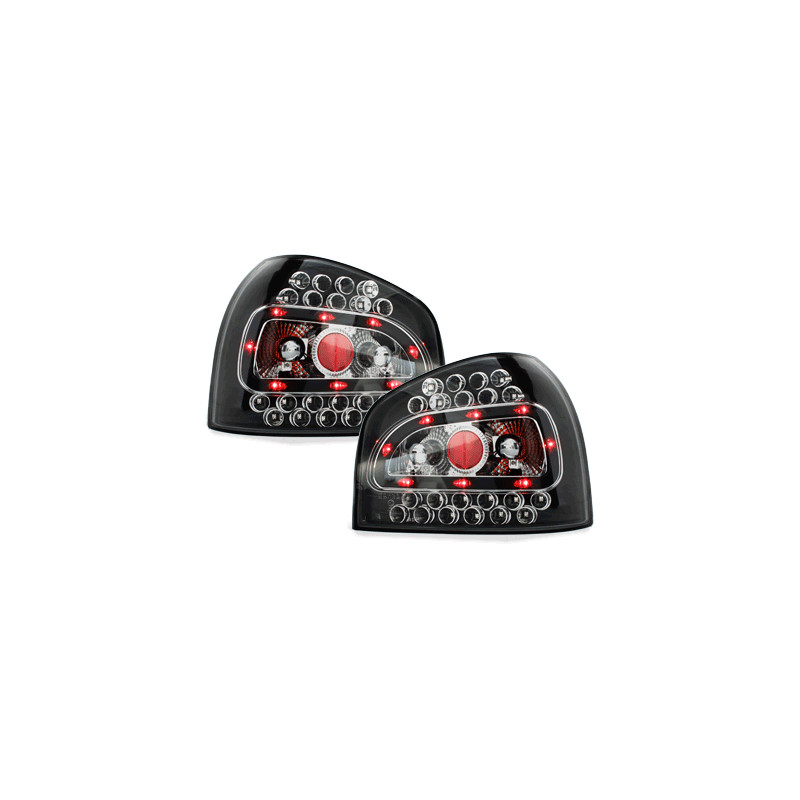 Feux LED Audi A3 8L 09.96-04 noir