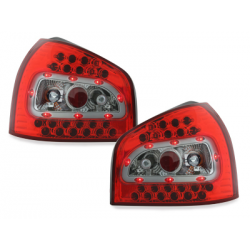  Feux LED Audi A3 8L 09.96-04 rouge / crystal -  RA01LLRC