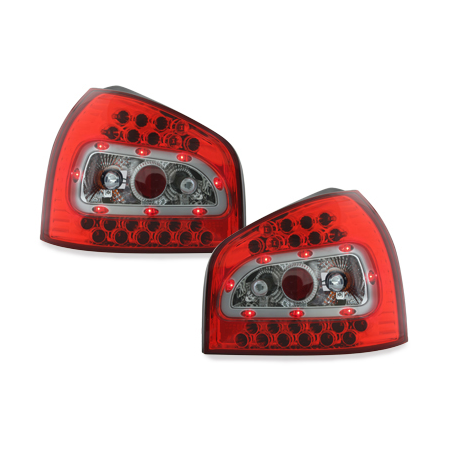  Feux LED Audi A3 8L 09.96-04 rouge / crystal -  RA01LLRC