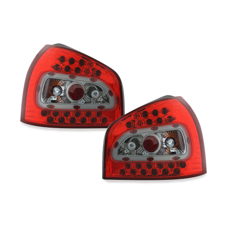  Feux LED Audi A3 8L 09.96-04 rouge / crystal -  RA01LLRC