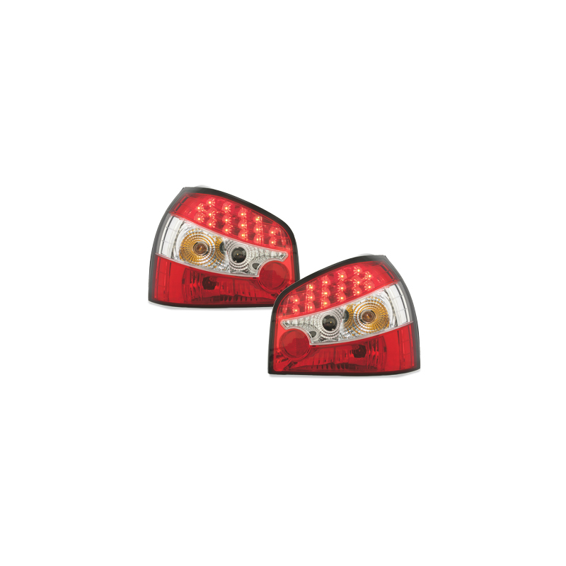 Feux LED Audi A3 8L 09.96-04 rouge / crystal -  RA01LRC