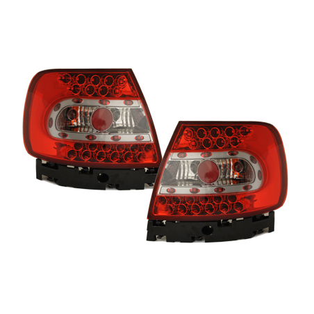 Feux LED Audi A4 B5 Berline  95-01 rouge / cristal