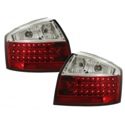 Feux arrière LED Audi A4 8E Berline  01-04-Rouge/Cristal