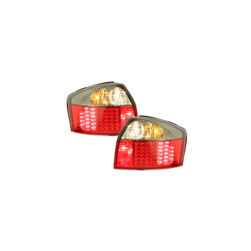 Feux LED Audi A4 8E Berline  01-04 rouge / fumé