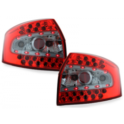Feux LED Audi A4 8E Berline  01-04 rouge / cristal