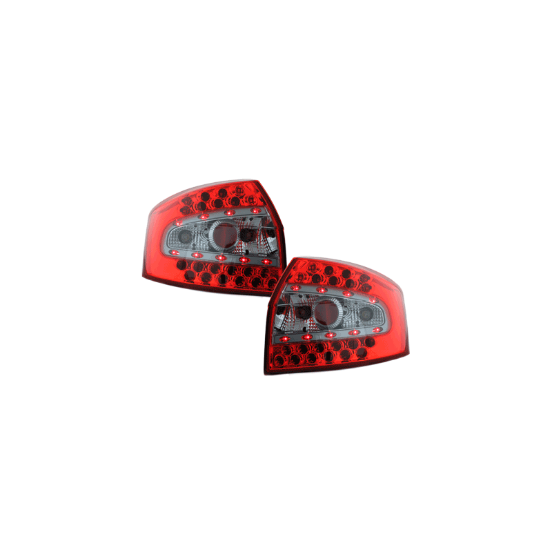 Feux LED Audi A4 8E Berline  01-04 rouge / cristal